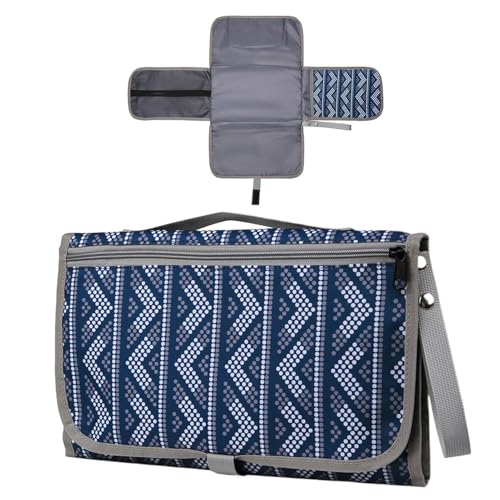 おむつ替えパッド 洗える、折りたたみおむつ替えマット, 防水おむつ替えパッド, 夜間用ベッドプロテクター、尿と汗用の折りたたみ式旅行用おむつ替えステーション