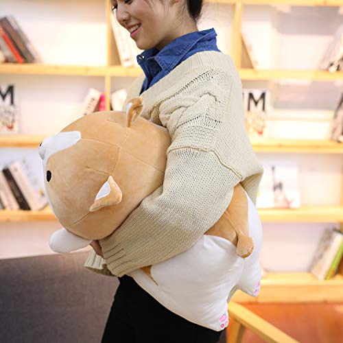 Anime Plüschtier Shiba Inu Kuscheltier Stofftier Shiba Plushie Spielzeug Kuscheltier Hund Tiere Spielzeug Süßer Plüsch Hund Spielzeug Plüschtier Weicher Plüsch Liegend Schlafplüsch 13,7 Zoll