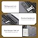 SHOWKOO Luggage Sets 3 Piece Hardside Expandable Lightweight PC Suitcase Sets with Double Spinner Wheels TSA Lock YKK Zipper, Sliver Gray