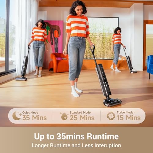 Image of DREAME G10 Pro Wet Dry Vacuum Cleaner, Vacuum Mop All in One with Auto Self-Cleaning, Floor Cleaner Machine for Hard Floor, 35 Mins Runtime, Edge Cleaning, Self-Propelled Vacuum Mop Combo