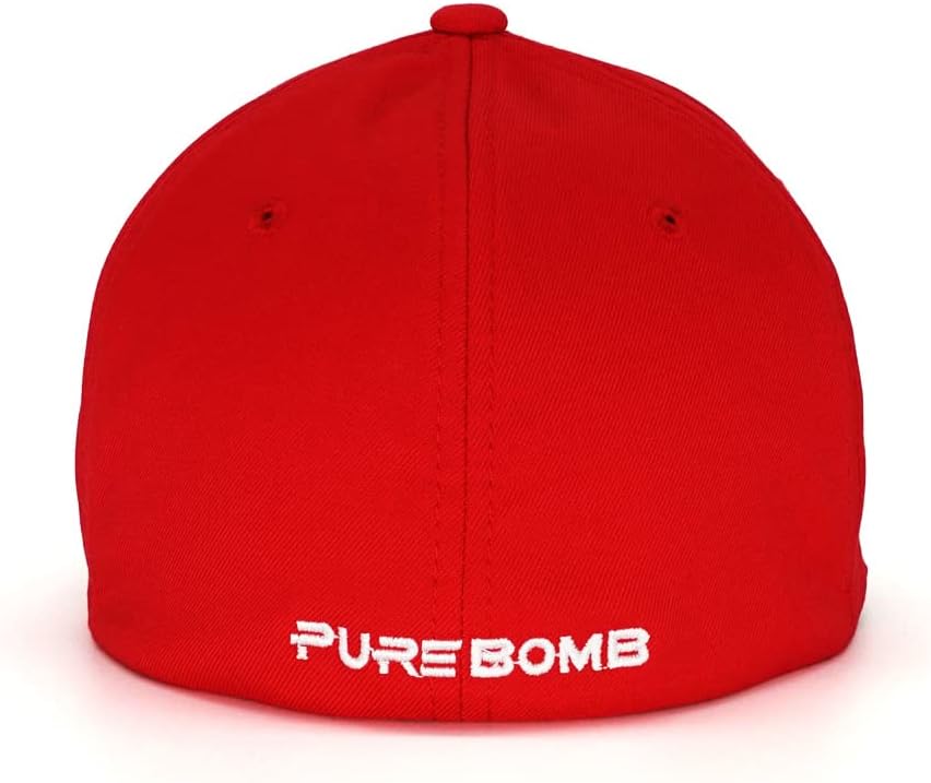 Birdie Slayer - Red Flexfit NU® Fitted Performance Golf Hat