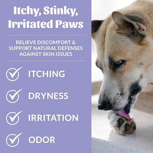Image of Skout's Honor Probiotic Paw Spray for Dogs - Microbiome-Friendly Certified - Alcohol-Free, Fragrance-Free & Non-Medicated - Supports Healthy Skin & Relieves Itchy, Stinky Paws, 8 oz, 2-Pack