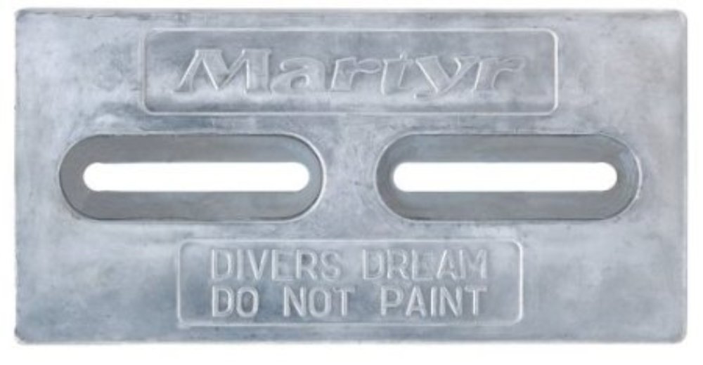 Martyr Anodes CMDIVERA, Aluminum Alloy Pleasurecraft Divers Dream Slotted Bolt-on