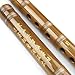Bamboo Flute Dizi Traditional Handmade Chinese Musical Instrument Vintage Dizi (Key E)