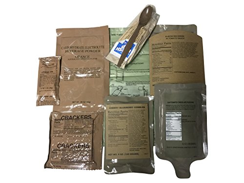 MRE (Meals-Ready-To-Eat) Sure-Pak Meal-2017 Pack Date-ACM (Elbow Macaroni in Tomato Sauce)