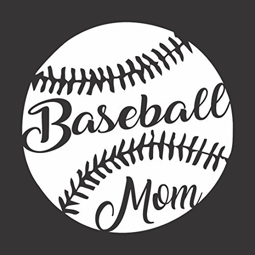 baseball car window decals - Barking Sand Designs Baseball Mom Sports Game - Die Cut Vinyl Window Decal/Sticker for Car/Truck