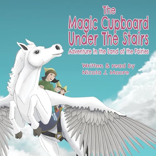 Diseño de la portada del título Adventure in the Land of the Fairies