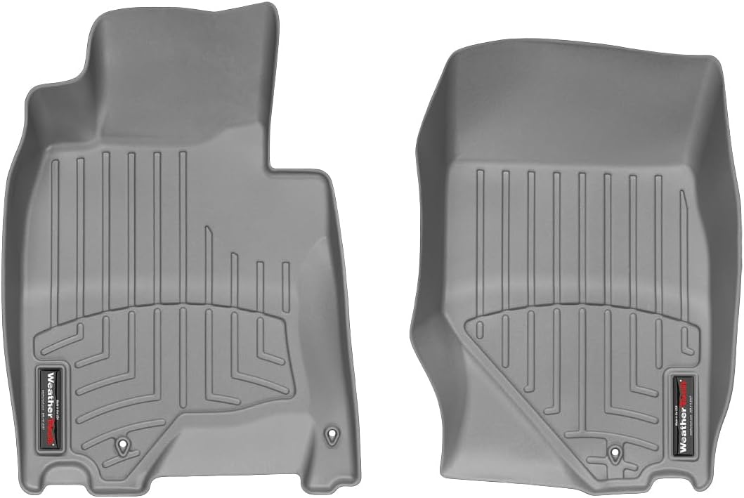 WeatherTech Custom Fit FloorLiners for Infiniti Q40, G, Q60-1st Row (463501), Grey