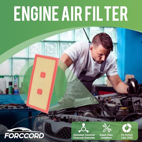 Image of 2-Pack Engine Air Filters for 2012-2018 Mercedes-Benz W204 W212 C300 C350