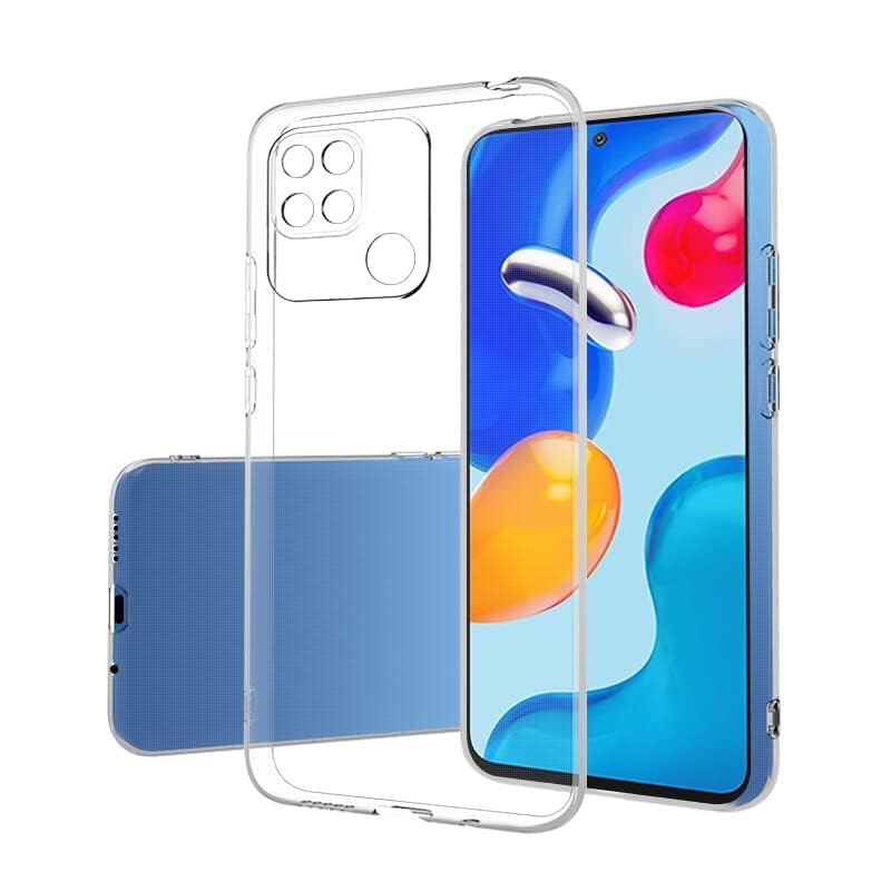 Image of COVERBLACK Silicone Case Back Cover for Mi Redmi 10 Power - Transparent