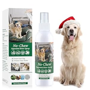 No Chew Spray for Dogs. Bitter Apple Spray for Dogs to Stop Chewing. Effective Dog Deterrent Spray for Carpet Furniture & Plant. Anti Chew Spray for Dogs Puppies Indoor & Outdoor Safe Use. 175ML