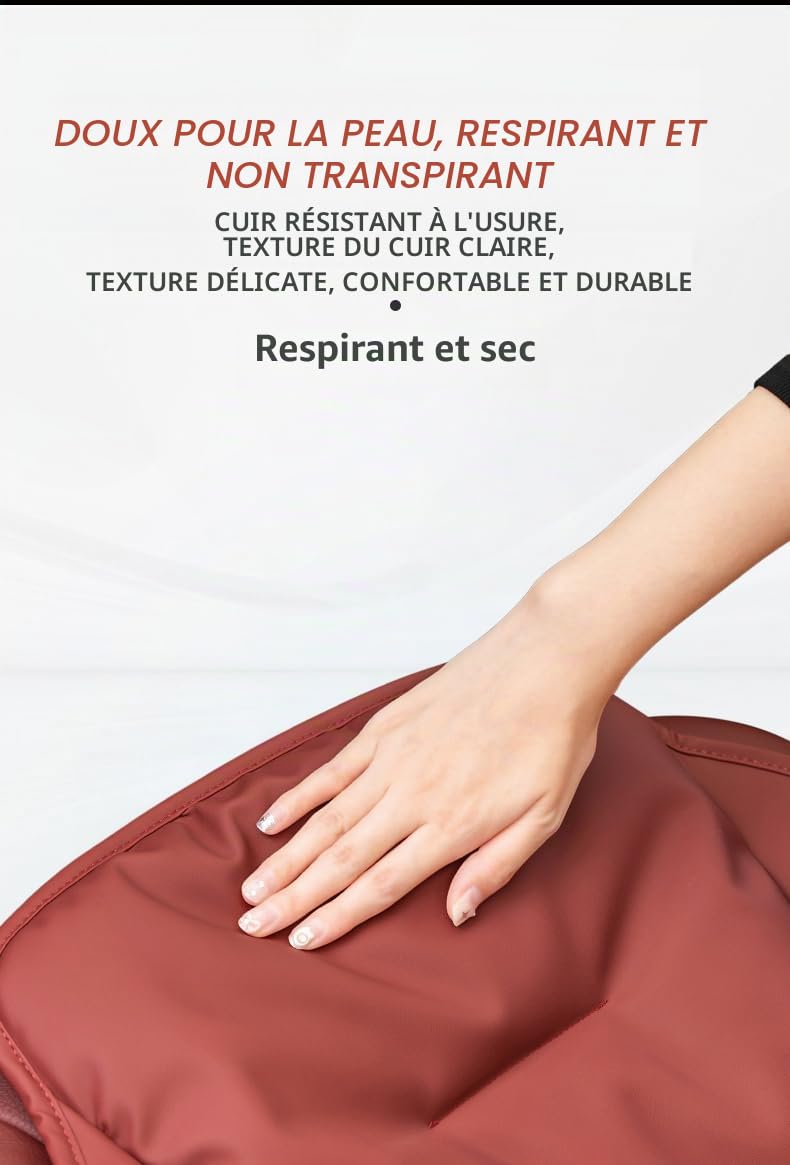 ontto Coussin de siège de Voiture antidérapant pour BMW Série 1, 2, 3, 4, X1, X2, X3, X5, X7, IX1, IX40, F10, F20, F30, G20, G30 G30 GT - Noir