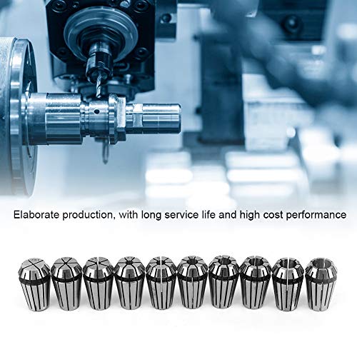 Foto von 10-teiliges Spannzangenset ER16-Federzangenset Spannzangenfutter für CNC-Graviermaschine, Spannzangen Werkzeughalter
