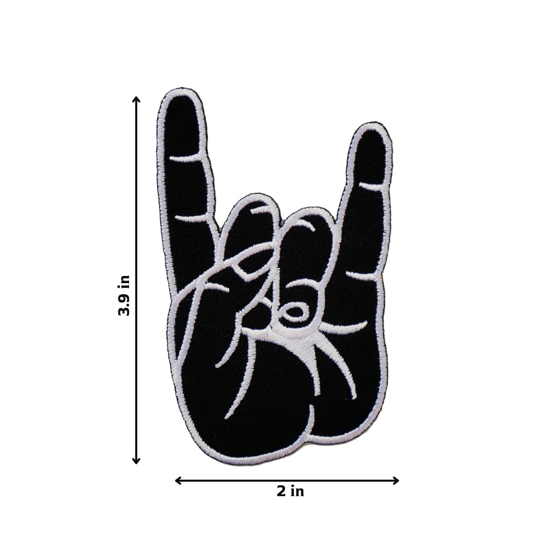 Anarchy Symbol Embroidered Patch - Punk Rock Biker Style, Iron-On Or Sew-On, Heavy Duty