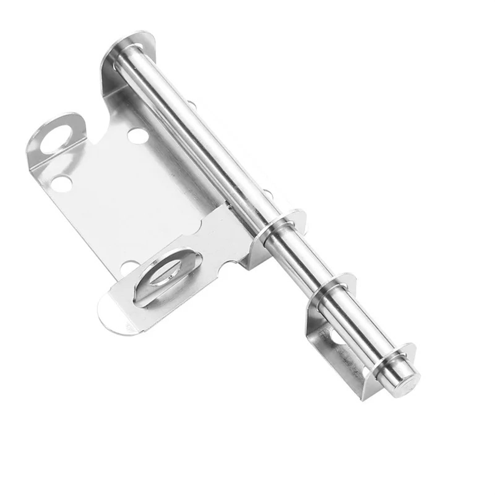 Wqgqpxob 4 Inch Stainless Steel Door Lock Buckle Solid Sliding Bolts Latch Hasp Gate For Bedroom Toilets Hardware 1Pcs(4 Inch)
