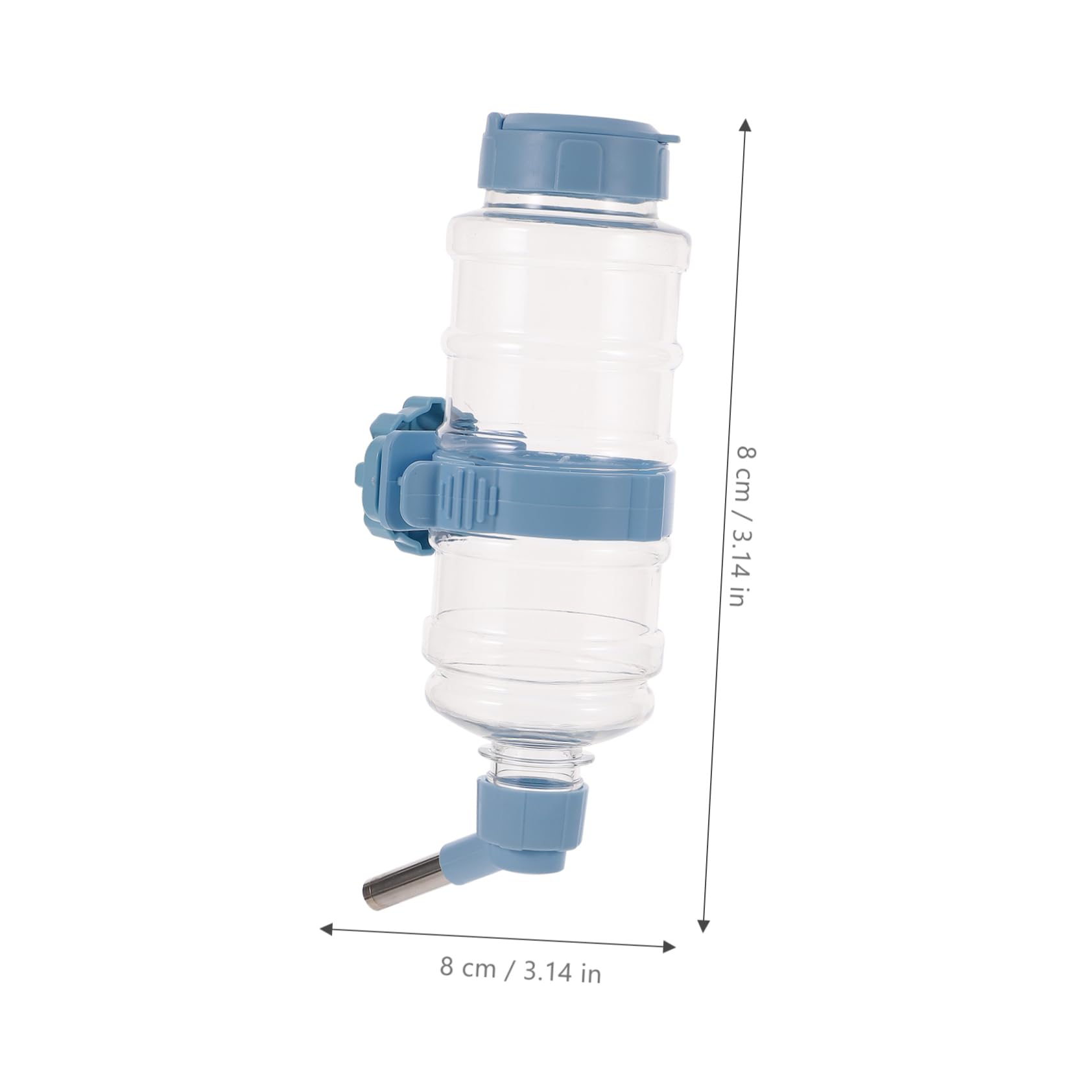 BESPORTBLE 2pezzi Erogatore Per Dispenser Per Conigli e Chinchilla Design Antigoccia Facile Installare e Resistente