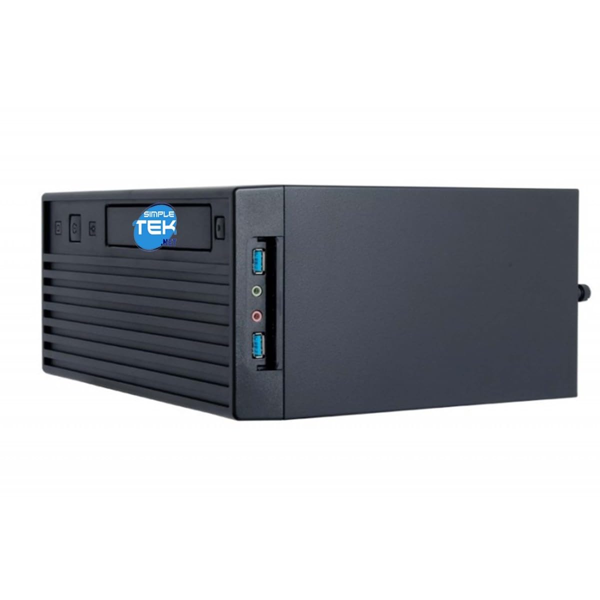 SIMPLETEK - Mini PC Assemblato SFF | Processore J1800 RAM 4GB SSD 120GB | Linux | 5x USB VGA HDMI PS2 RS232 LAN (Ricondizionato)