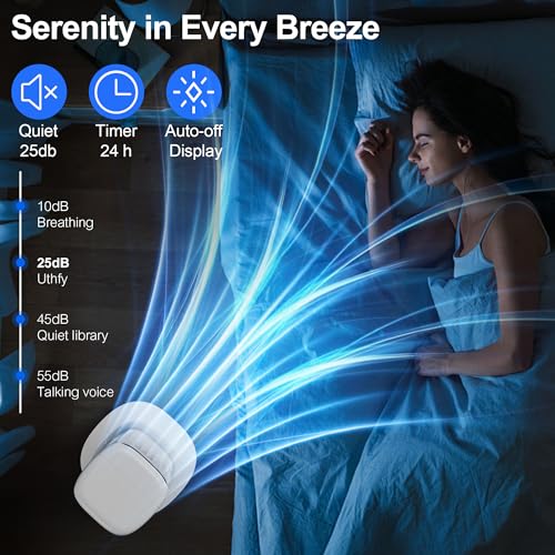 Image of Uthfy 41 inch Portable Air Conditioners, 120 Oscillating Cooling Fans that Blow Cold Air with 24H Timer, 4 Modes & 3 Speeds, Dual Water Tank, 4 Ice Packs, Remote, 2.4 Gal, 3 In 1 Swamp Cooler for Bedroom