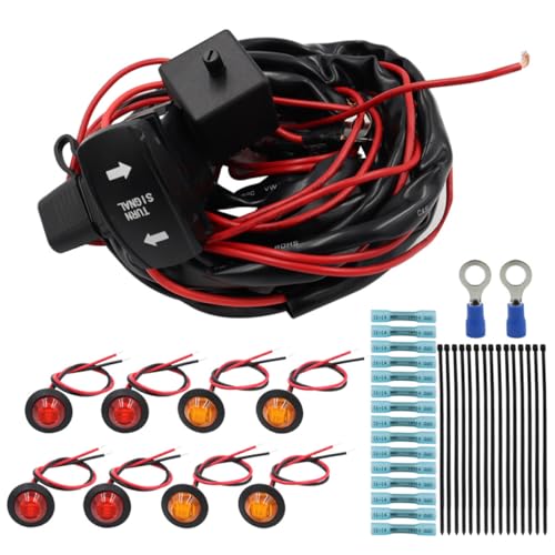 Kit clignotants à câbles préinstallés pour résoudre le manque de visibilité sur ATV 12V