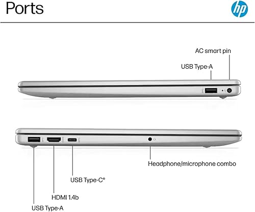 Miniatura 8 de HP Ultrabook Laptop FHD de 15.6 pulgadas para negocios y académicos, potente Intel Core i7-1255U hasta 4.7 GHz, 24 GB de RAM, almacenamiento de 1 TB