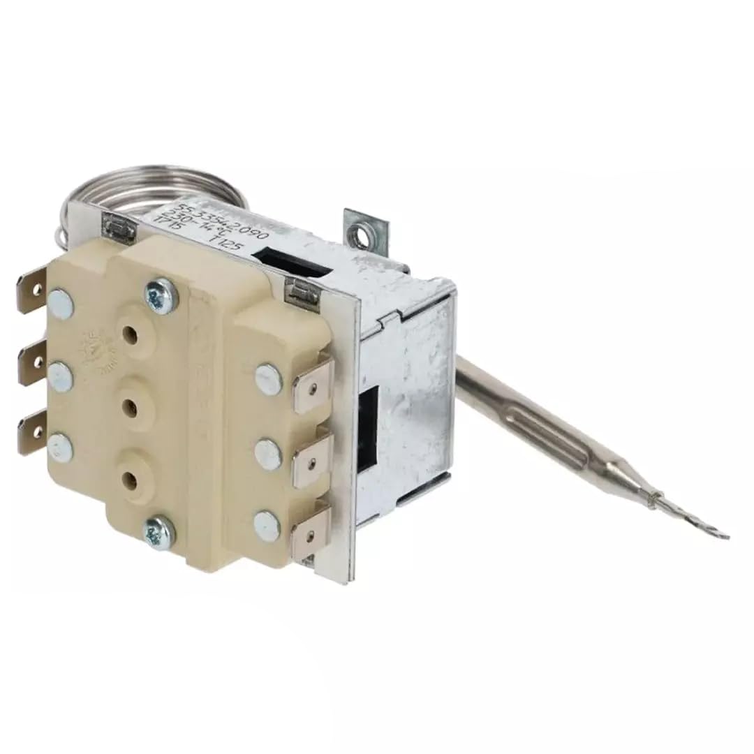 Aspares Termostato de seguridad para freidora de grasa de alta temperatura, apto para fase Ego de 230 °C y 55.33543.020
