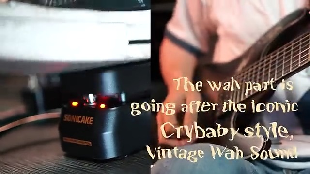 SONICAKE QEP-01 Volwah Active Volume Wah Guitar Effects