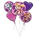 Produktbild Amscan 3482801 - Bouquet Folienballon Set Paw Patrol Skye and Everest, 5 Ballons, Heliumballon