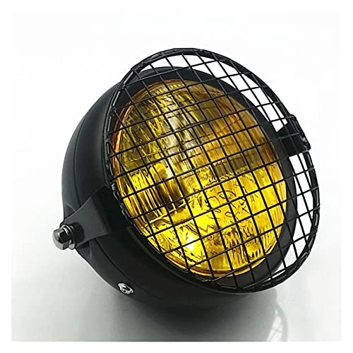 Moto antibrouillard lumière couverture ambre grill pour phare tête lampe VTX cruiser