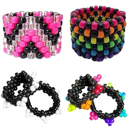 LokoLucx SceneCore Kandi Cuff Mystery Box Random Kandi from 5 Bold Styles for Daily Festival Clubwear Rave Party PLUR (1 Random Kandi 8.27-9.1)