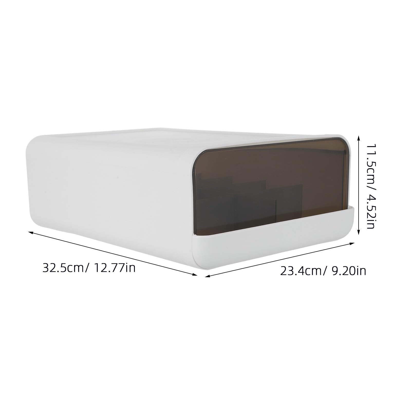 Organizzatore per Intimo da Cassetto in Plastica Rigida, Scatola Porta Mutande 10 Scomparti, Design Salvaspazio e Moderno per Armadio e Camera da Letto