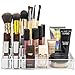Sorbus® Acrylic Cosmetics Makeup and Jewelry Storage Case Display Top–Glamorous, Space- Saving, Stylish Acrylic Bathroom Organizer (Top Style 2)