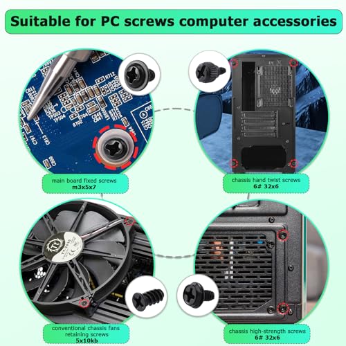 JIZZU 450-Piece Computer Screw Set for PC and Laptop Repair - Image 5