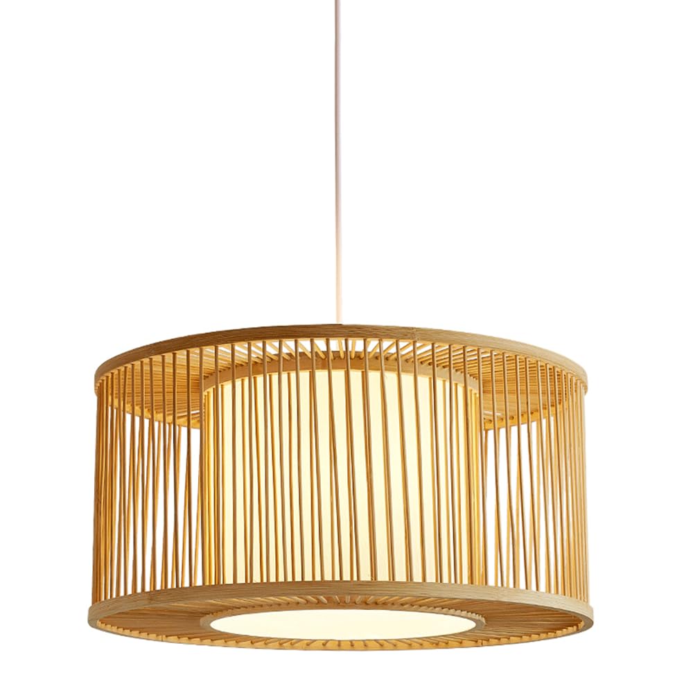 CJSLXGBL Chinese Bamboo Pendant Lamp Bamboo Ceiling Lighting Hanging Bedroom Restaurant Teahouse Bar Dining Room Chandeliers Track Lighting For Living Room Dining Room Bar
