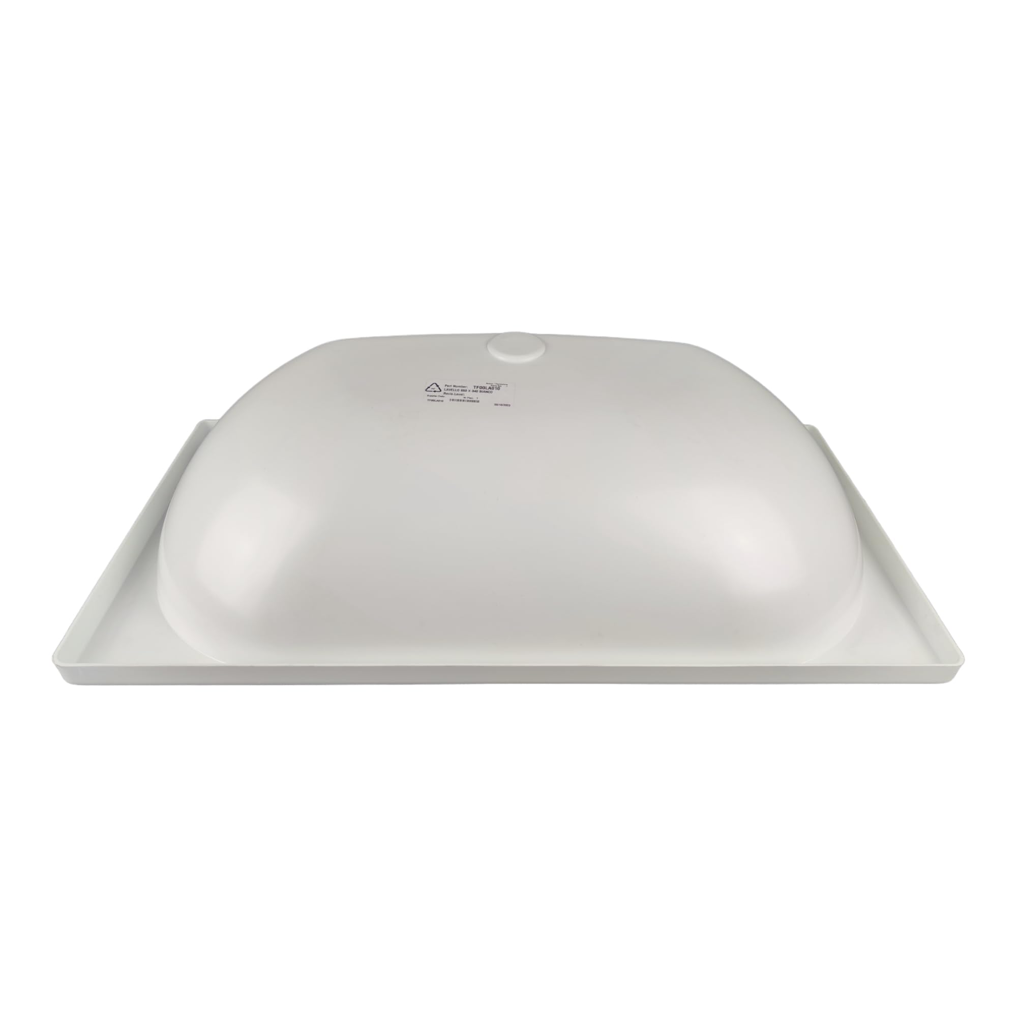 Waschbecken rechteckig Wohnmobil Caravan Kunststoff weiß 66 x 34 x 16 cm