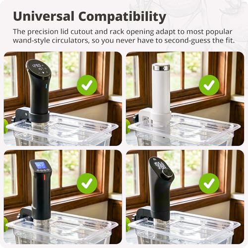Image of Greater Goods 12 Qt Sous Vide Container with Lid, Rack & Insulated Sleeve