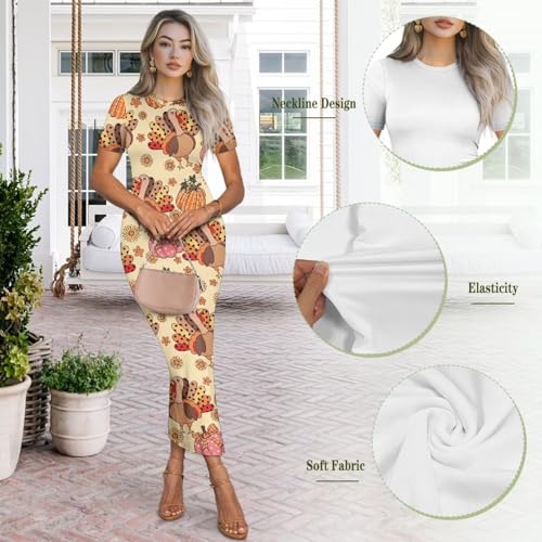 Image of Womens Short Sleeve Jamaican Flag Midi Bodycon Dress