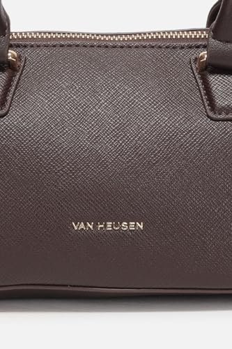 Image of Women Brown Textured Casual Handbag