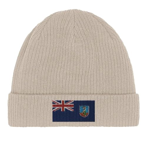 Bonnet en coton drapeau de Montserrat couvre-chef stretch léger mi-saison