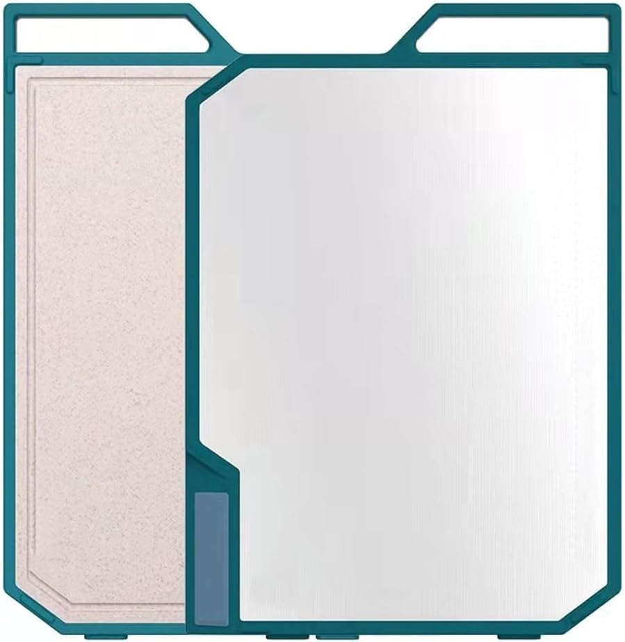 HBJWOV Stainless Steel Cutting Board with sided Vegetables