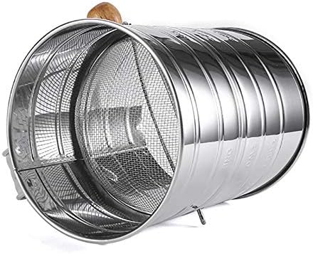Food Strainers， Flour Sifting Sifter Strainer, Stainless Steel Cake Baking Household Kitchen Flour Sieve Tools. Strainer