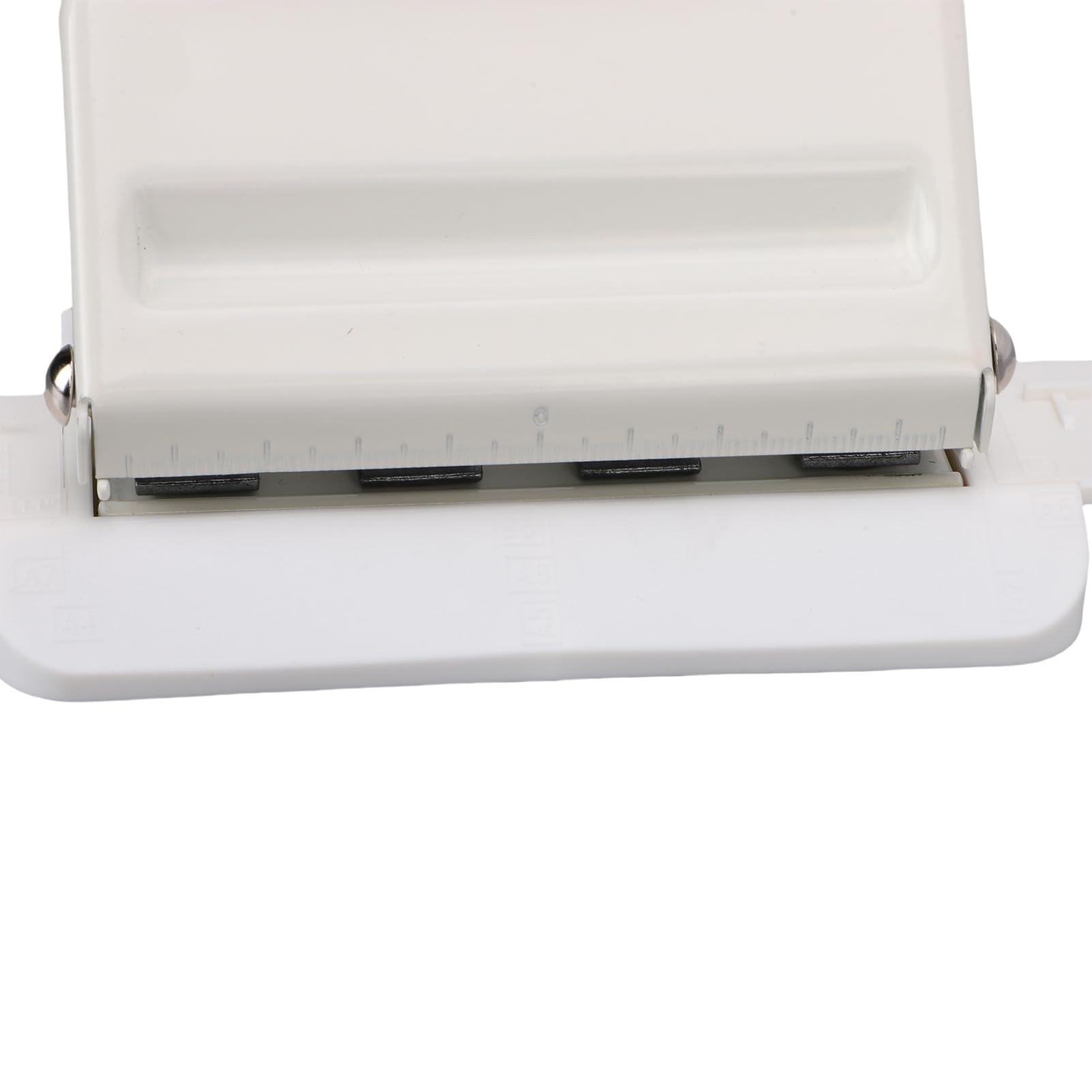 Perforatrice a fungo 4 fori 3 fogli Capacità carta 100 g Perforatrice multifunzionale per progetti di ufficio, scuola e casa Materiale ABS in ferro Spaziatura 25 mm