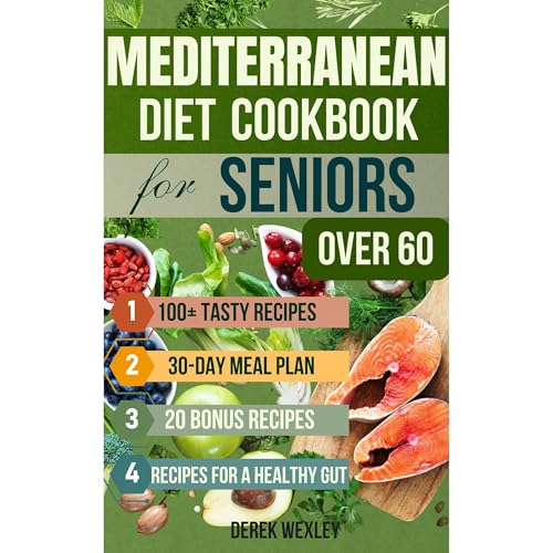 Super Simple & Quick: Mediterranean Diet Cookbook for Seniors Over 60 Audiolibro Por Derek Wexley arte de portada