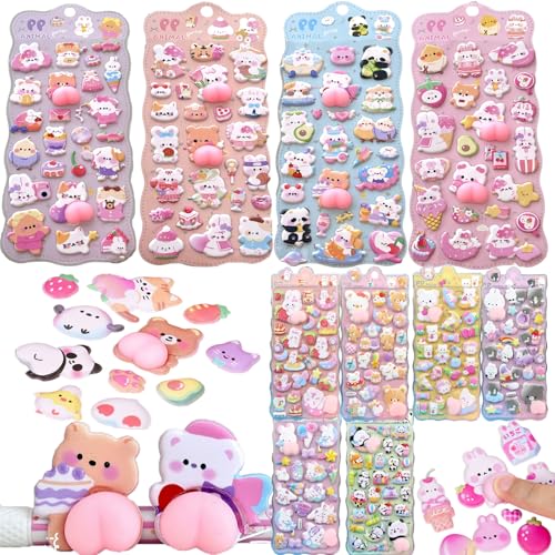 Amazon.co.jp: ぷっくりシール かわいい お尻 シール うさぎ 2枚4枚