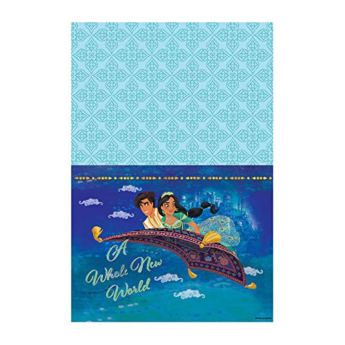 amscan Disney Nappe en papier pour fête d'anniversaire Aladdin