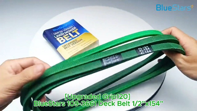 Image of [Upgraded Grip120] BlueStars 109-3661 Deck Belt | Aramid Cord | 1 /2 inchx154 inch