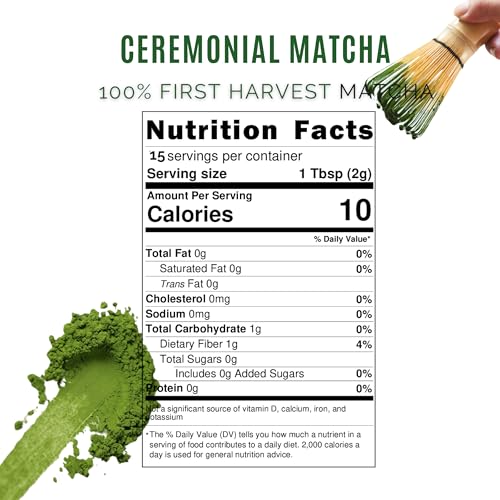 Té matcha orgánico ceremonial 30 g en bolsa valor miniatura 2