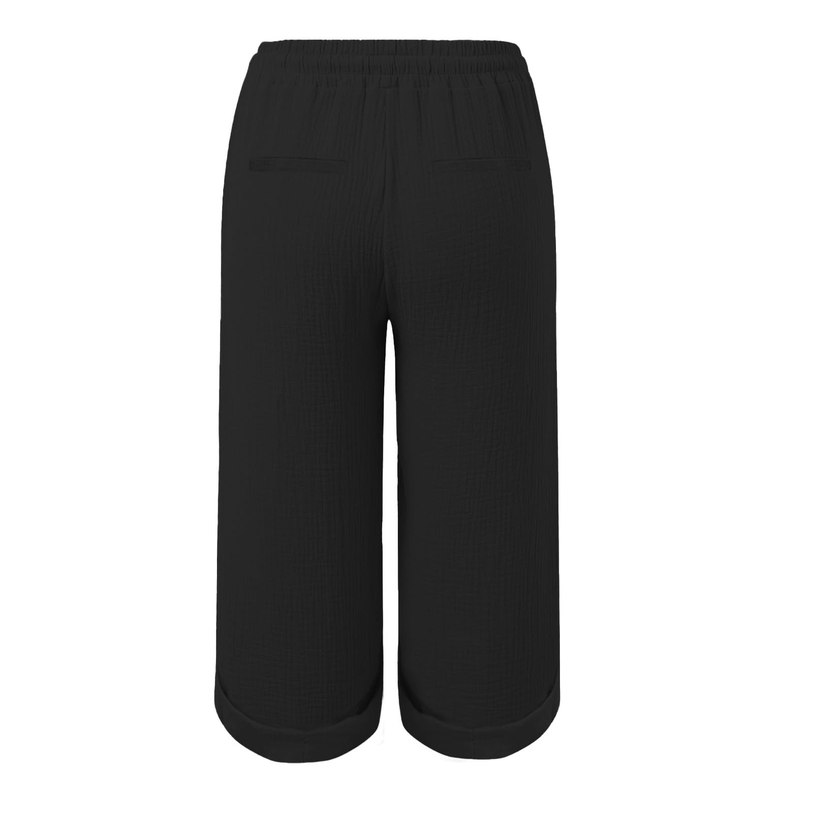 Pantalones Mujer 3/4 Verano Frescos Talla Grande Deportivos Shorts Respirable Palazzo Yoga Jogger