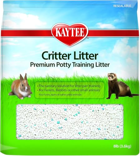 Image of Kaytee Premium Potty Training Critter Litter for Pet Ferrets,Rabbits & Other Small Animals,8 lb,(Pack of 6)