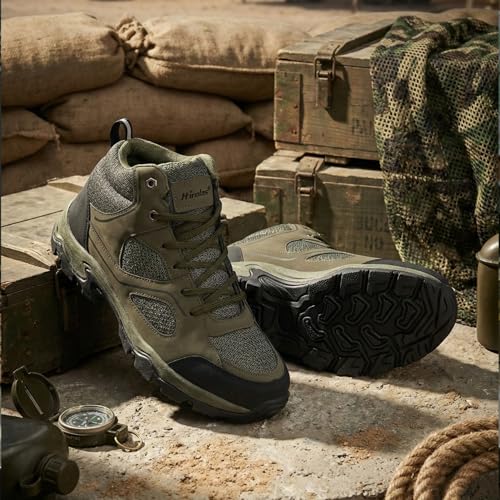 Image of Hirolas Men Outdoor Walking & Trekking Ankle Shoes
