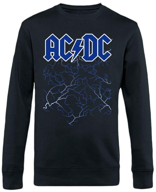 AC/DC Lightning Männer Sweatshirt schwarz Band-Merch, Bands